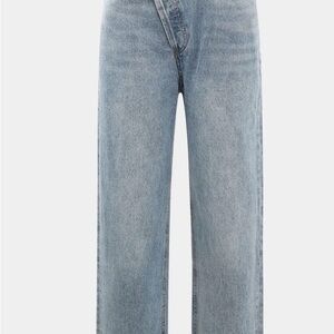Stylish Light Blue Women's Straight Leg Jeans